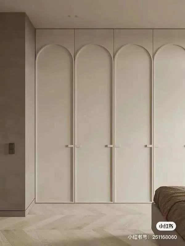 Traditional prayer unit modernized with laser-cut geometric CNC lattice panel and brass bell accents